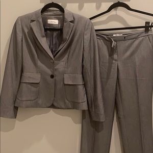 Calvin Klein size 2 grey suit